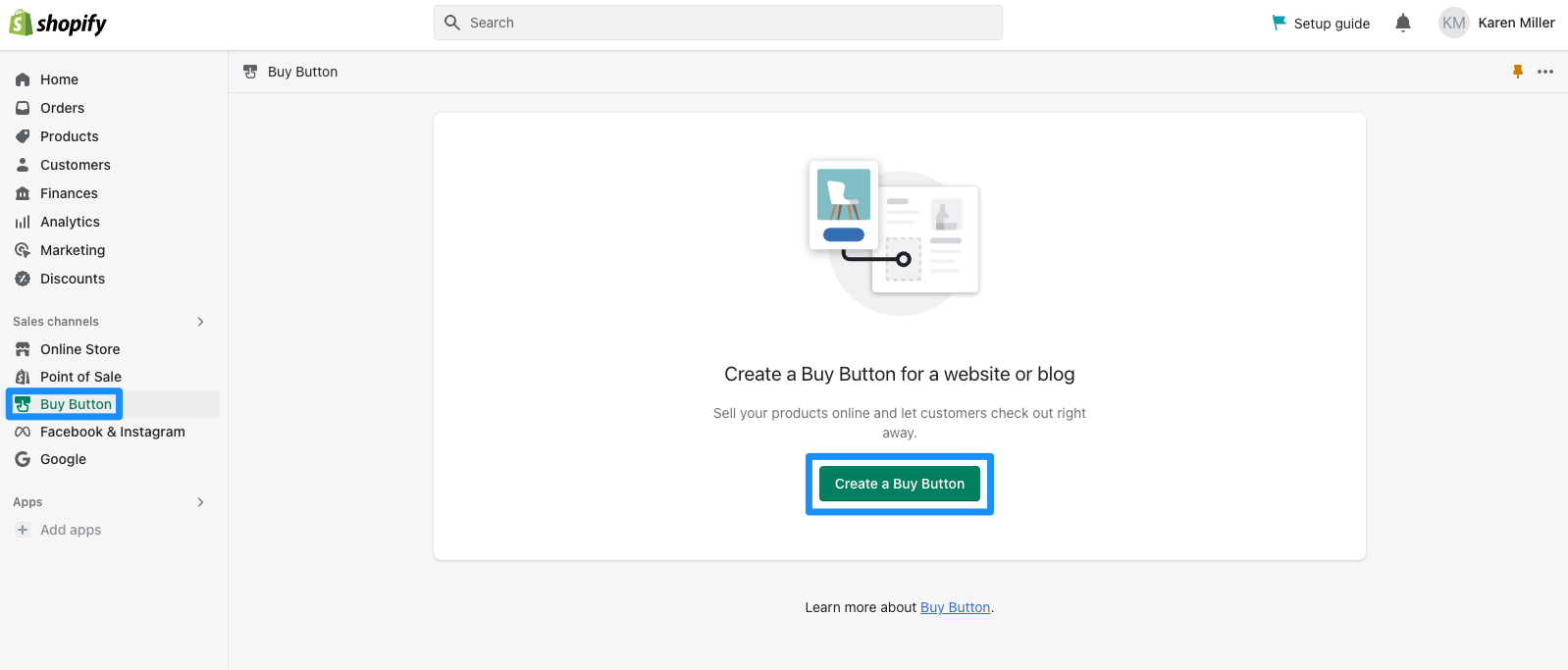 Buy Button channel - Sell your products on any website or blog