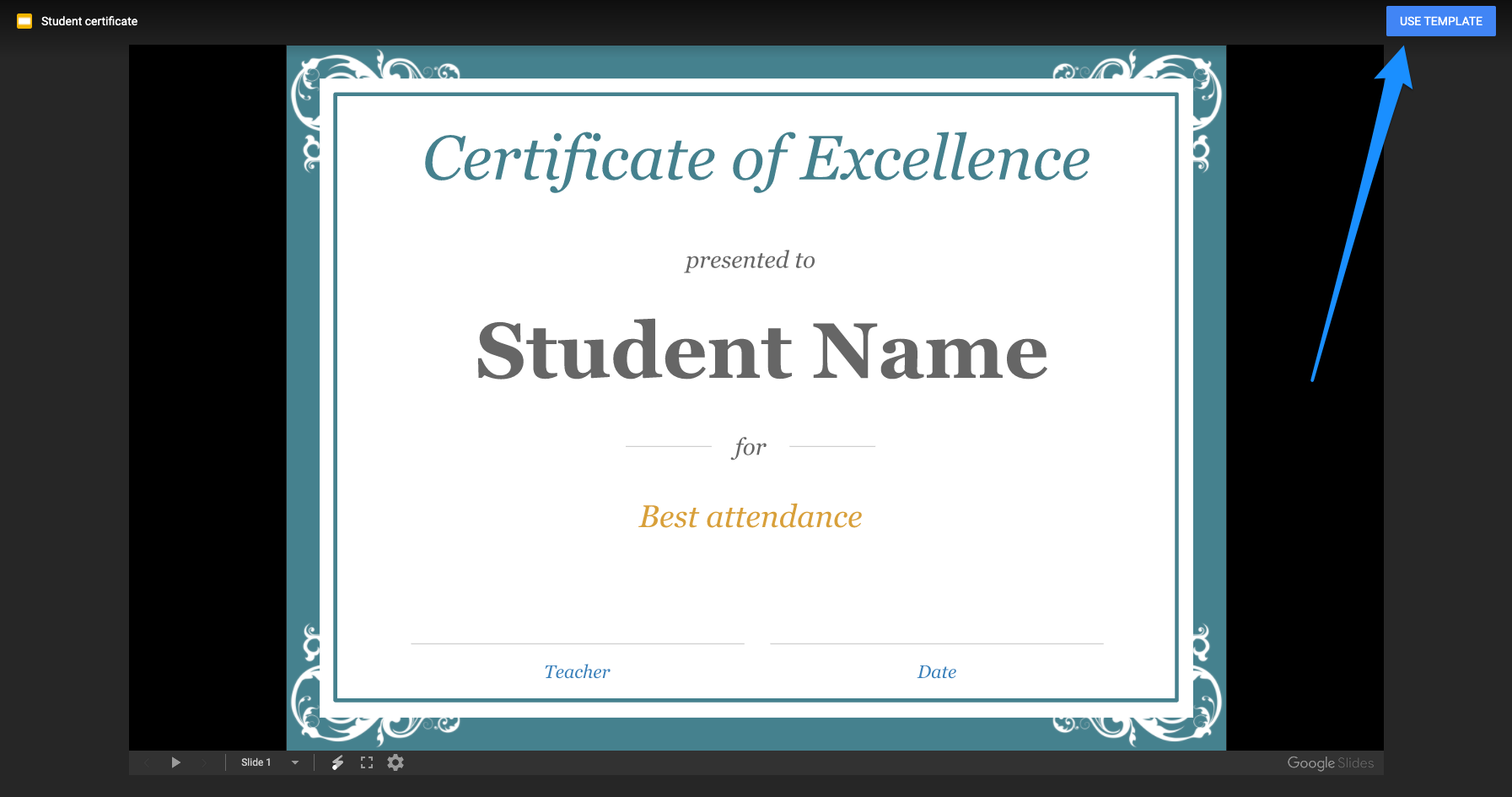 How to Create a Certificate With Google Slides Kajabi Help Center